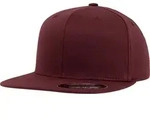 FLEXFIT Unisex 6-Panel Flexfit Kappe Flache Cap 6277FV maroon L/XL