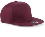 Beechfield Unisex 5-Panel Snapback Kappe Klassische Cap B610 burgundy one size