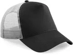 Beechfield Unisex 5-Panel Trucker Kappe Netz Cap B640 black/light grey one size