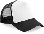 Beechfield Unisex 5-Panel Trucker Kappe Netz Cap B640 black/white one size