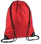 BagBase Premium Turnbeutel Sportbeutel BG10 bright red 33 x 45 cm
