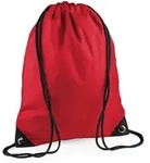 BagBase Premium Turnbeutel Sportbeutel BG10 classic red 33 x 45 cm
