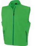 James & Nicholson Herren 3-Lagen Softshell Gilet Bodywarmer JN1022 green XL