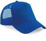 Beechfield Unisex 5-Panel Trucker Kappe Netz Cap B640 bright royal/bright royal one