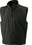 James & Nicholson Herren 3-Lagen Softshell Gilet Bodywarmer JN1022 black XL