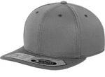 FLEXFIT Unisex 6-Panel Fitted Snapback Kappe Flache Cap 110 grey one size