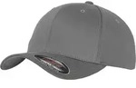 FLEXFIT Unisex 6-Panel Flexfit Wooly Combed Kappe Klassische Cap 6277 grey S/M