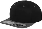 FLEXFIT Unisex 6-Panel Fitted Snapback Kappe Flache Cap 110 black/grey one size