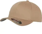 FLEXFIT Unisex 6-Panel Flexfit Wooly Combed Kappe Klassische Cap 6277 khaki S/M
