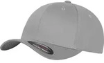 FLEXFIT Unisex 6-Panel Flexfit Wooly Combed Kappe Klassische Cap 6277 silver S/M