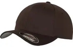 FLEXFIT Unisex 6-Panel Flexfit Wooly Combed Kappe Klassische Cap 6277 brown S/M