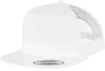 FLEXFIT Unisex 5-Panel Trucker Kappe Netz Cap 6006/6006W white one size