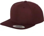 FLEXFIT Unisex 6-Panel Snapback Kappe Flache Cap 6089M maroon one size