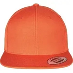FLEXFIT Unisex 6-Panel Snapback Kappe Flache Cap 6089M orange one size