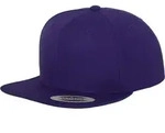 FLEXFIT Unisex 6-Panel Snapback Kappe Flache Cap 6089M purple one size