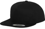 FLEXFIT Unisex 5-Panel Snapback Kappe Flache Cap 6007 black/black one size
