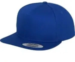 FLEXFIT Unisex 5-Panel Snapback Kappe Flache Cap 6007 royal one size