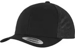 FLEXFIT Unisex Vintage Trucker Kappe Netz Cap 6606/6606T black one size