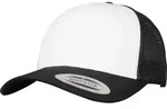 FLEXFIT Unisex 6-Panel Trucker Kappe Netz Cap 6606CF black/white/black one size