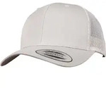 FLEXFIT Unisex Vintage Trucker Kappe Netz Cap 6606/6606T silver one size