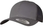 FLEXFIT Unisex Vintage Trucker Kappe Netz Cap 6606/6606T dark grey one size