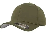 FLEXFIT Unisex 6-Panel Flexfit Wooly Combed Kappe Klassische Cap 6277 olive S/M
