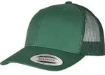FLEXFIT Unisex Vintage Trucker Kappe Netz Cap 6606/6606T evergreen one size