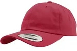 FLEXFIT Unisex 6-Panel Cotton Twill Kappe Klassische Cap 6245CM cranberry one...