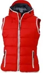 James & Nicholson Damen Bodywarmer 'Maritim' JN1075 red/white L