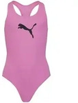 Kinderbadeanzug Puma Racerback Swimsuit Kindergr&ouml;&szlig;e: 116 / rosa
