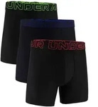 Herren-Boxershorts Under Armour Perf Tech 6in Gr&ouml;&szlig;e: S / schwarz/gr&uuml;n
