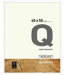 Nielsen Bilderrahmen Quadrum Holz 40 x 50 / Wei&szlig;