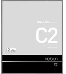 Nielsen Bilderrahmen C2 Aluminium Struktur Grau matt / 50 x 60