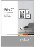 Nielsen Bilderrahmen Pixel Aluminium Silber Matt / 50 x 70