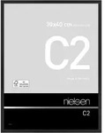 Nielsen Bilderrahmen C2 Aluminium 30 x 40 / Struktur Schwarz matt