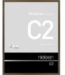 Nielsen Bilderrahmen C2 Aluminium 30 x 40 / Struktur Walnuss Matt