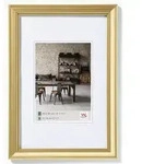 Walther Bilderrahmen Lounge Kunststoff Gold / 13 x 18