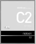 Nielsen Bilderrahmen C2 Aluminium Struktur Grau matt / 40 x 50