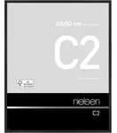 Nielsen Bilderrahmen C2 Aluminium Struktur Schwarz matt / 40 x 50