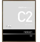 Nielsen Bilderrahmen C2 Aluminium Struktur Walnuss Matt / 40 x 50