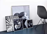 Nielsen Bilderrahmen Pixel Aluminium Schwarz / 22 x 22