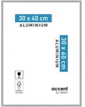 Nielsen Bilderrahmen Accent Aluminium Silber / 30 x 40