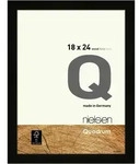 Nielsen Bilderrahmen Quadrum Holz Schwarz / 18 x 24