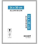 Nielsen Bilderrahmen Accent Aluminium Silber / 24 x 30