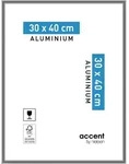Nielsen Bilderrahmen Accent Aluminium Stahlgrau / 30 x 40