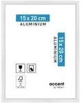 Nielsen Bilderrahmen Accent Aluminium 15 x 20 / Wei&szlig; glanz