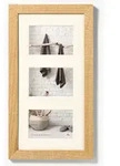Walther Bilderrahmen Home Holz 3X 10x15 / Natur