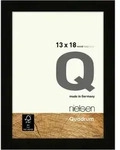 Nielsen Bilderrahmen Quadrum Holz Schwarz / 13 x 18