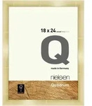 Nielsen Bilderrahmen Quadrum Holz Gold / 18 x 24