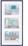 Walther Bilderrahmen New Lifestyle Kunststoff Blau / Normalglas / Floatglas / 3X...